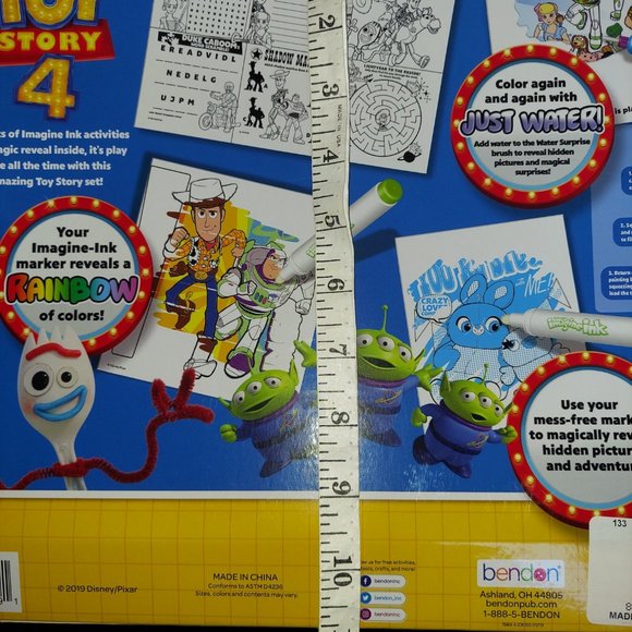Disney Pixar Toy Story 4 Imagine Ink 4 in1 Activity Set NWOT - Picture 5 of 9